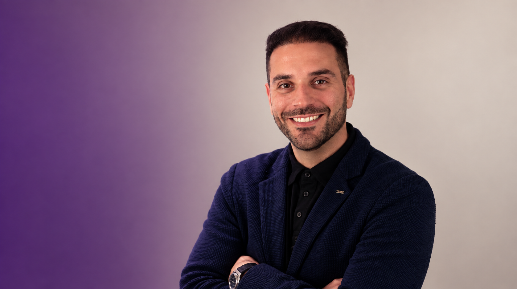 Felix Grammatikopoulos, PURPLEFARM Commercial Lead in Germany, photographed in Berlin